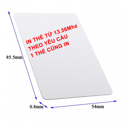 Thẻ từ Sao Chép tần số 13.56Mhz - CUID - Thẻ từ máy chấm công, Thẻ từ cửa khoá, thang máy - Có in thẻ từ theo yêu cầu