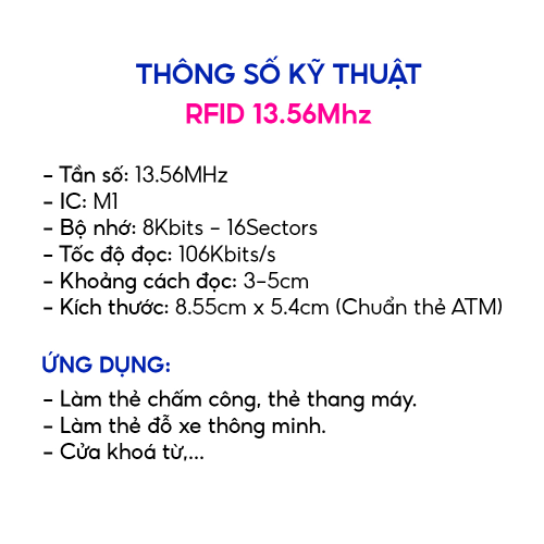 Thẻ từ Sao Chép tần số 13.56Mhz - CUID - Thẻ từ máy chấm công, Thẻ từ cửa khoá, thang máy - Có in thẻ từ theo yêu cầu